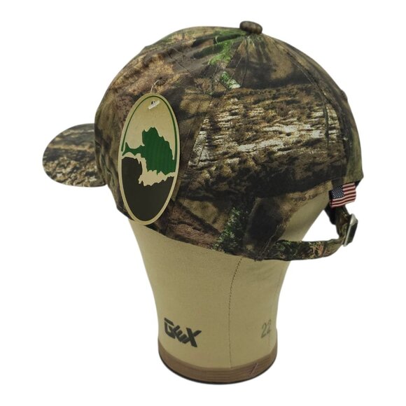 Mossy Oak Ashley Camo Strapback Cap Hat Trucker Baseball Hunter Logo Flag NWT - Picture 11 of 14